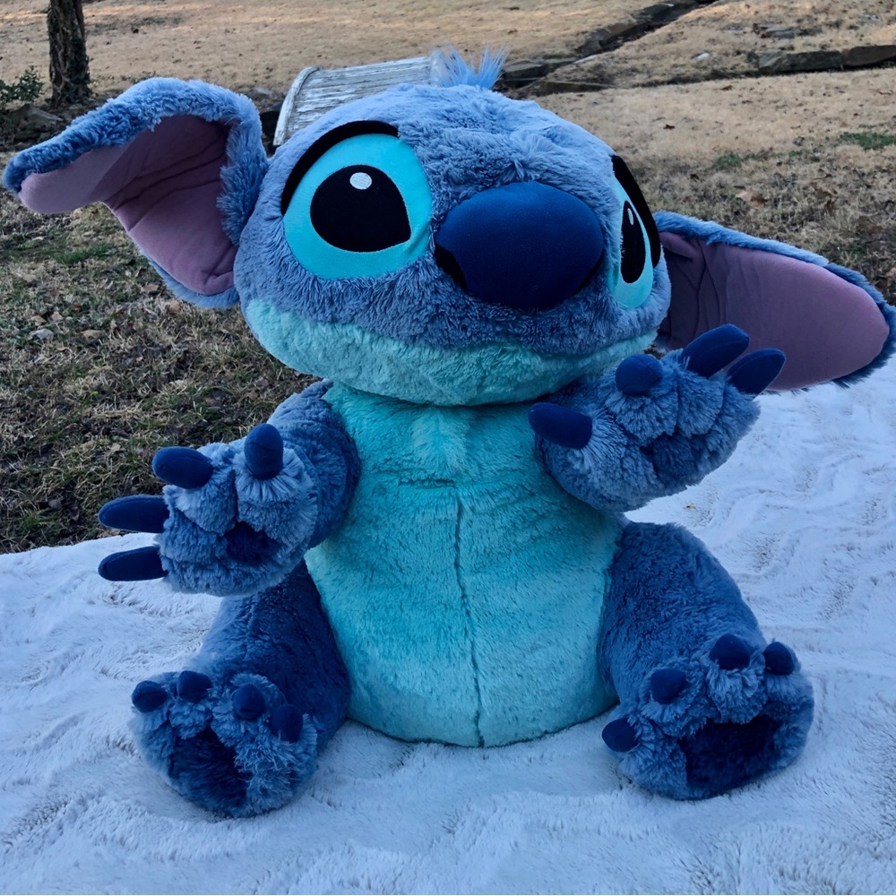 Huge Vintage Disney Parks Store Lilo & Stitch 23” Large Soft Plush No Tush Tag